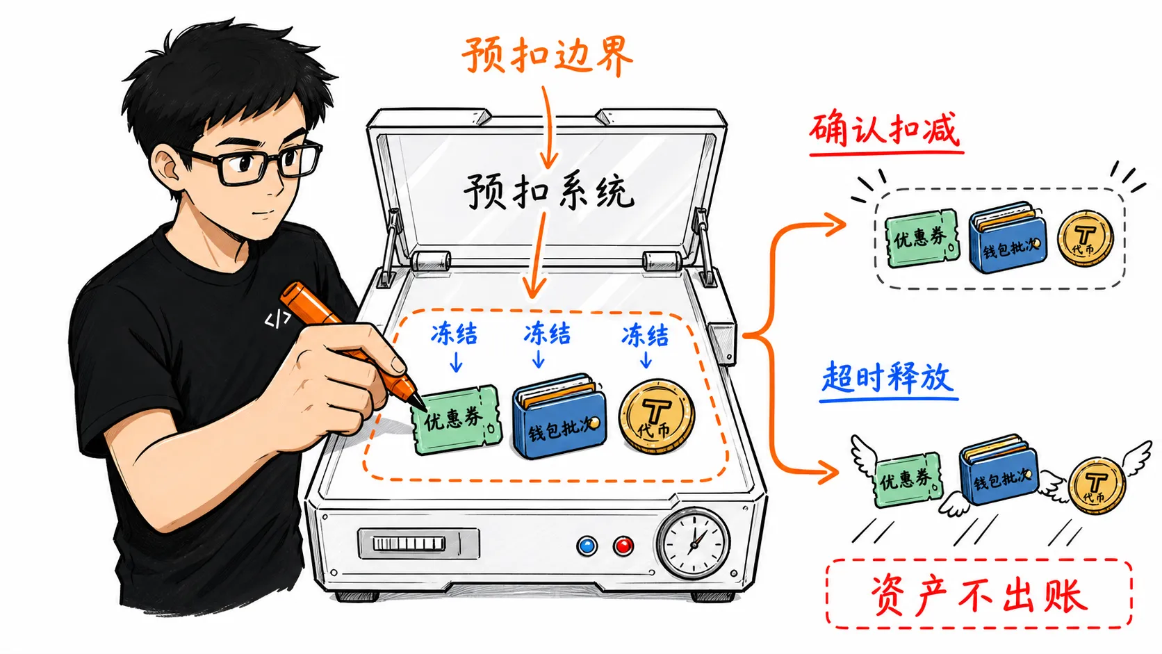 IP配图：预扣边界