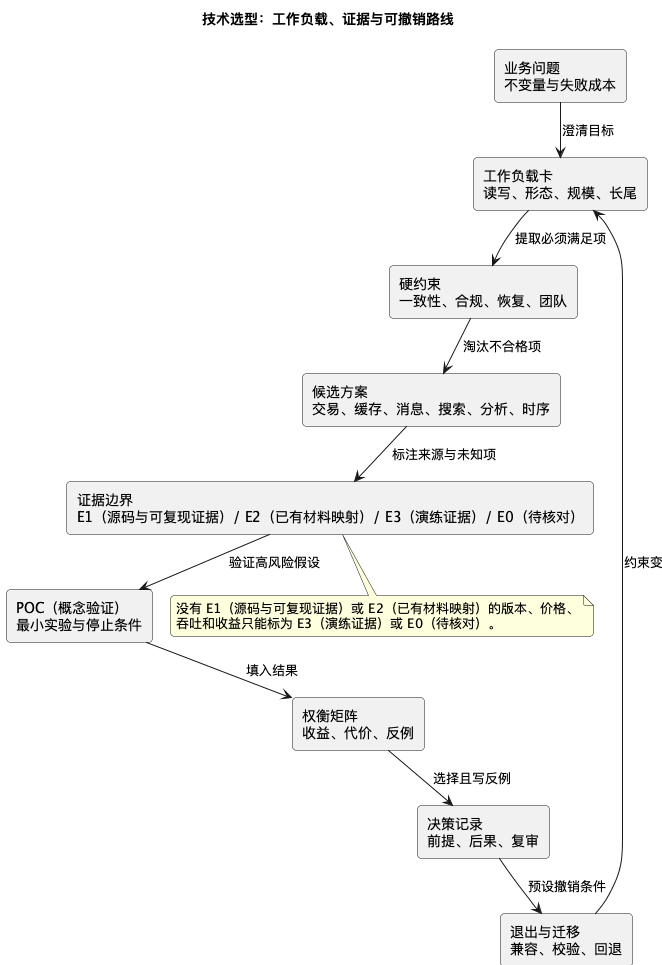 工作负载与选型路线图